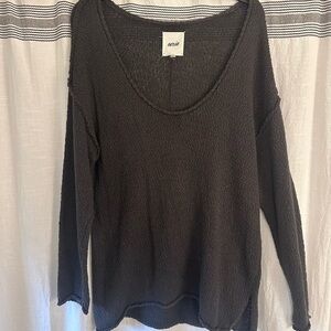 Aerie Crew Neck Sweater Soft Knit Relaxed Fit